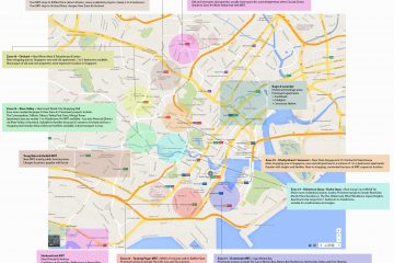 Property zones in Singapore Map